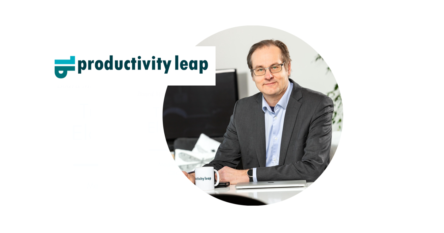 Jäsenet estradilla: Productivity Leapille verkostoituminen on yrityksen tapa