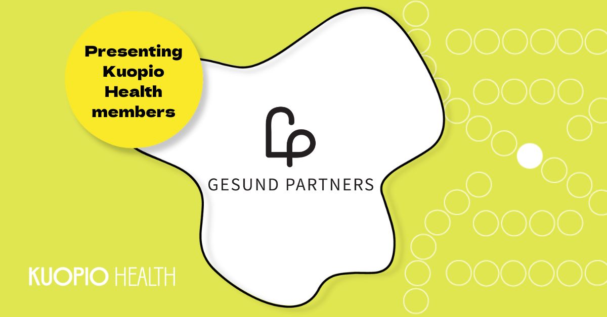 Presenting Kuopio Health members: Gesund Partners is solving well-being challenges