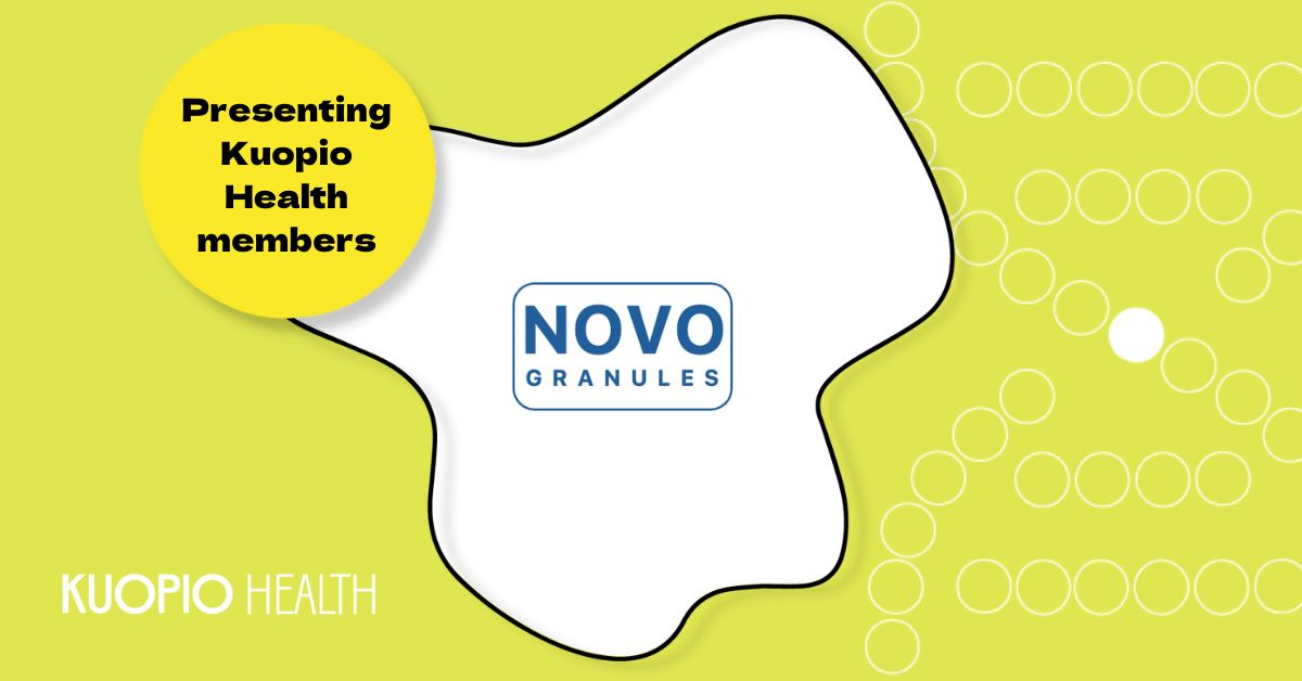 Presenting Kuopio Health members: Novo Granules Oy