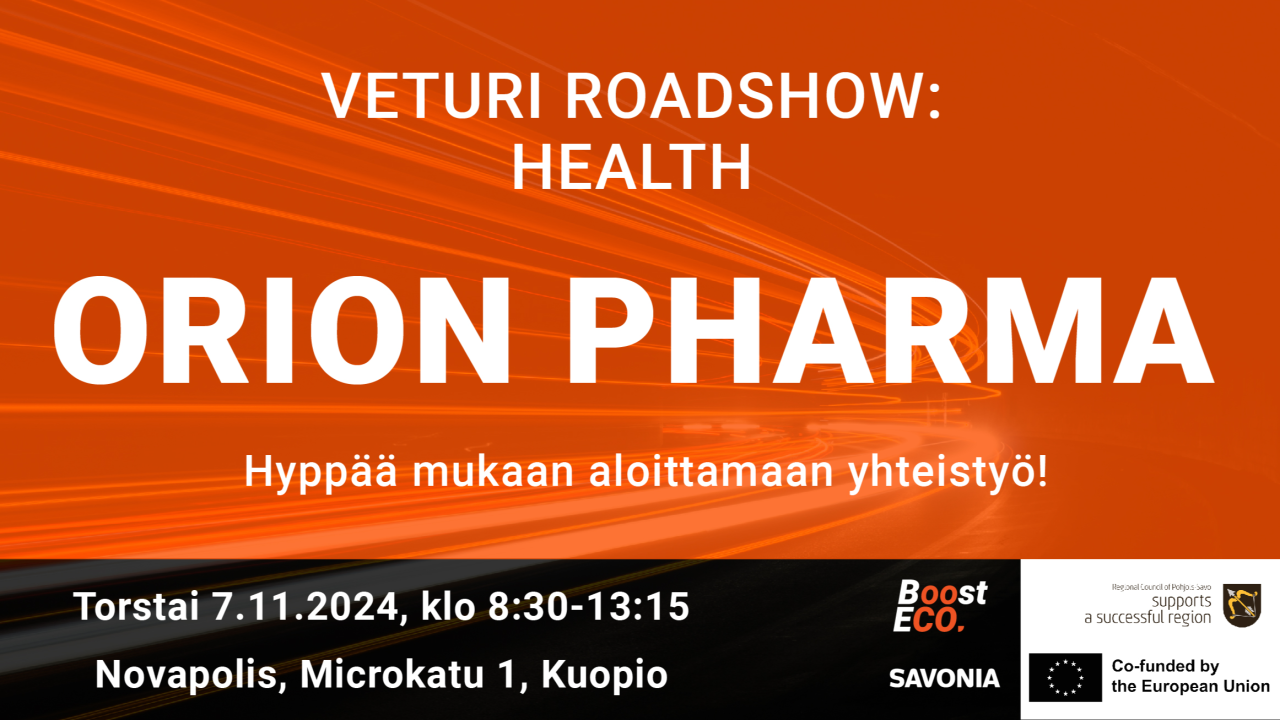 Veturi Roadshow tapahtuma 7.11.24 – Orion Pharma