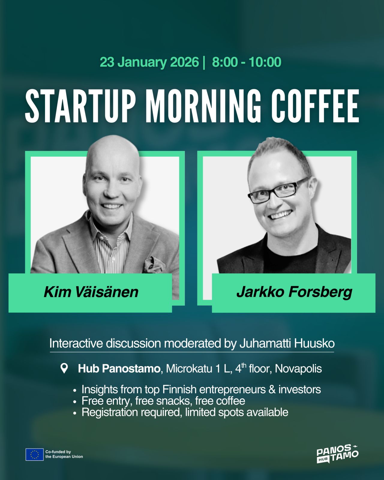 Hub Panostamo - Startup Morning Coffee