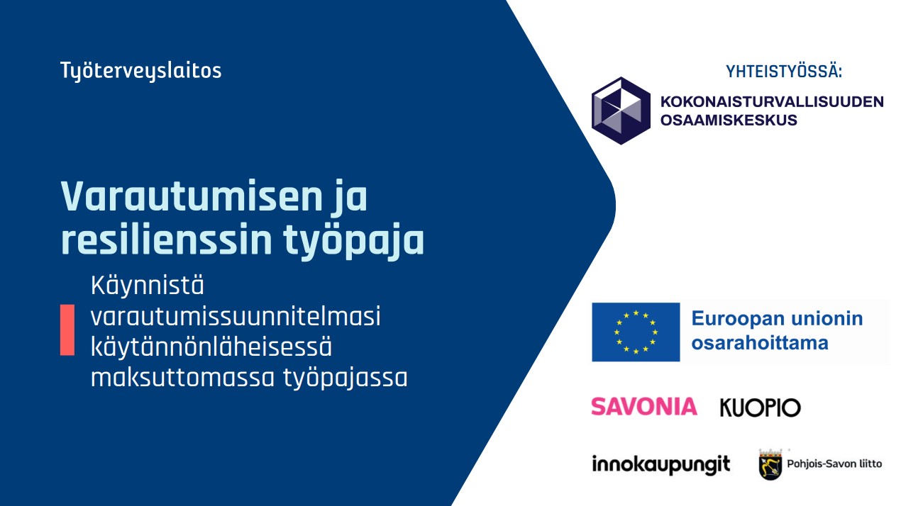 Varautumisen ja resilienssin työpaja