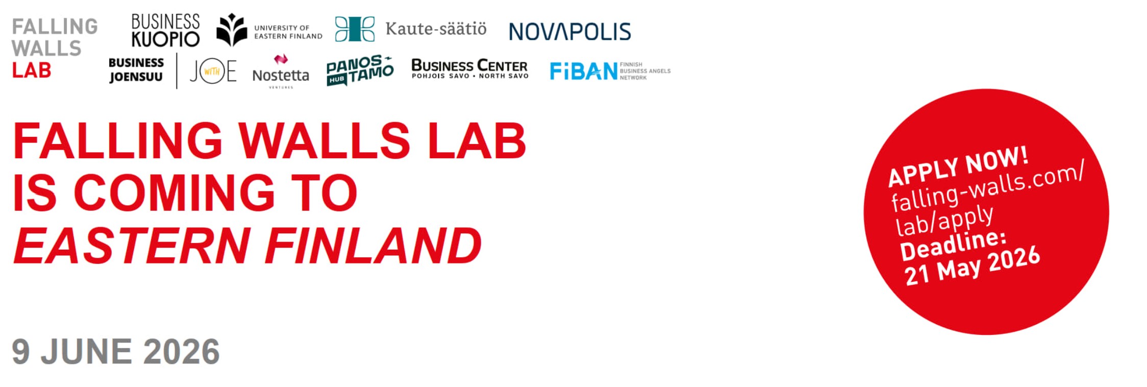 Falling Walls Lab Eastern Finland (FWL EF) 2026